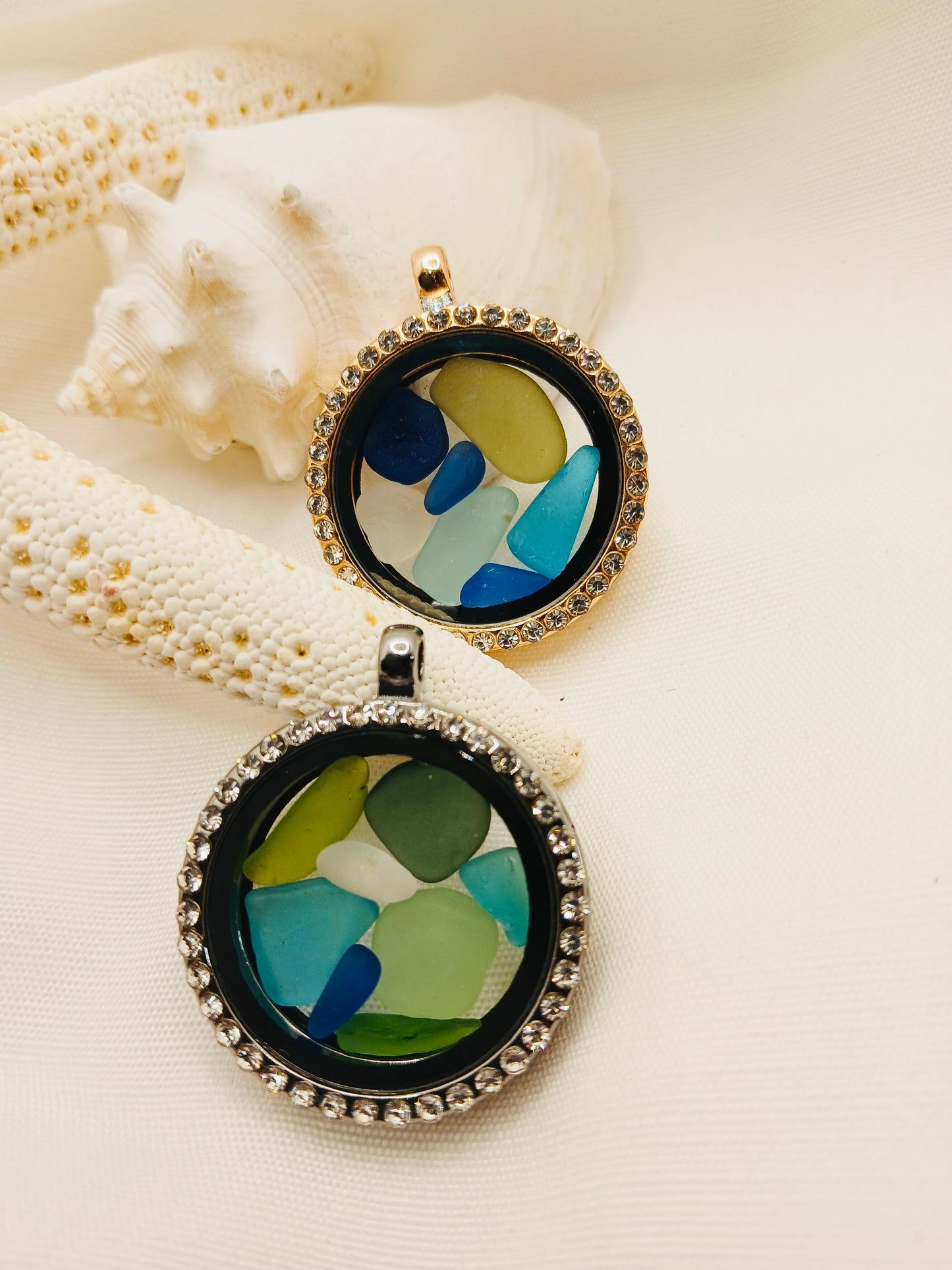 Sea Glass Lockets