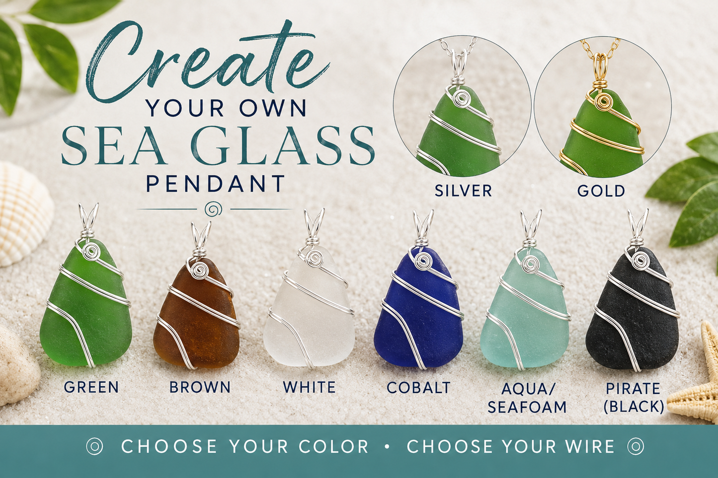 Create Your Own Sea Glass Pendant