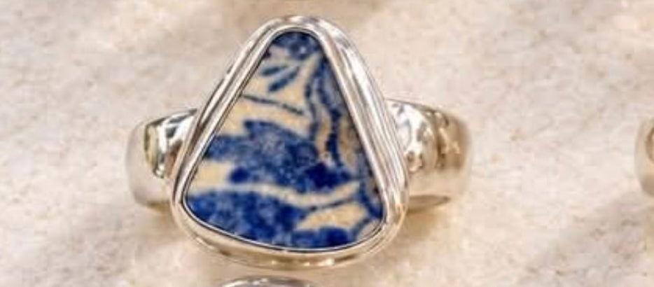 Sterling silver chaney ring