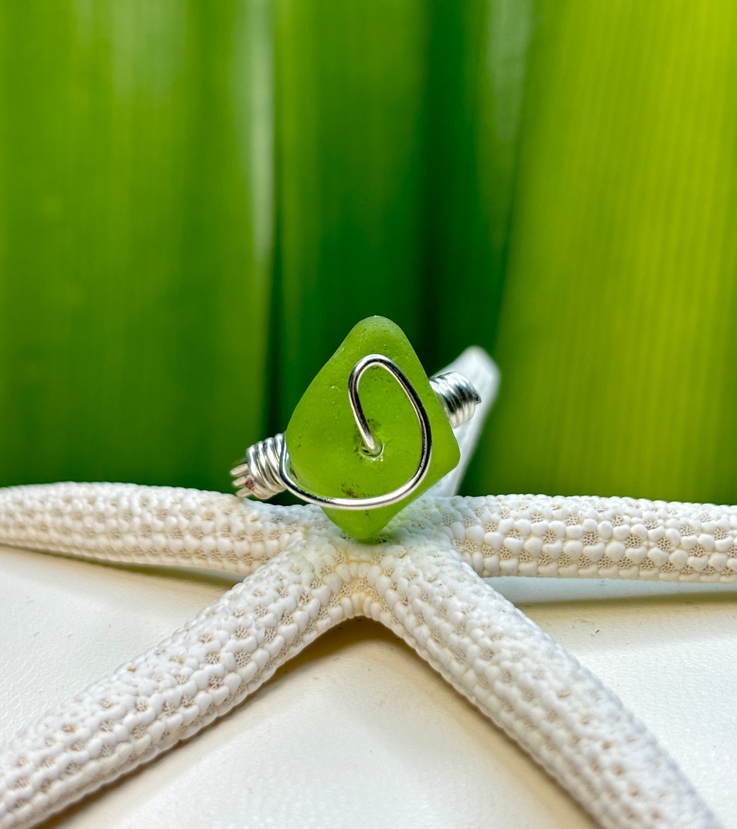 Rare Lime Ring Size 6