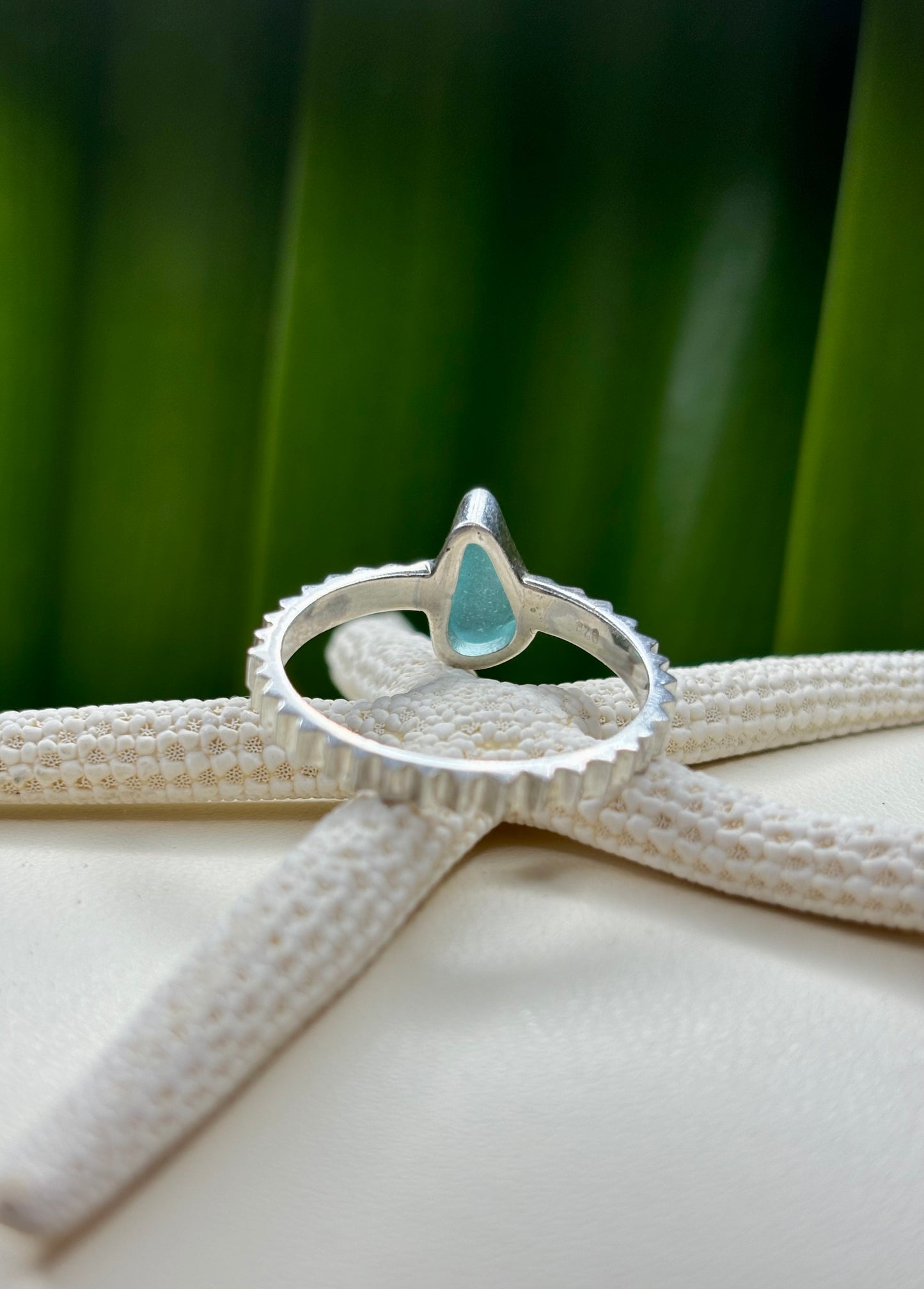 Sea Glass Ring Size 9.5