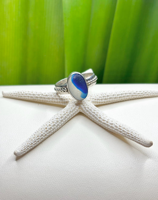 Sea Glass Ring Size 8