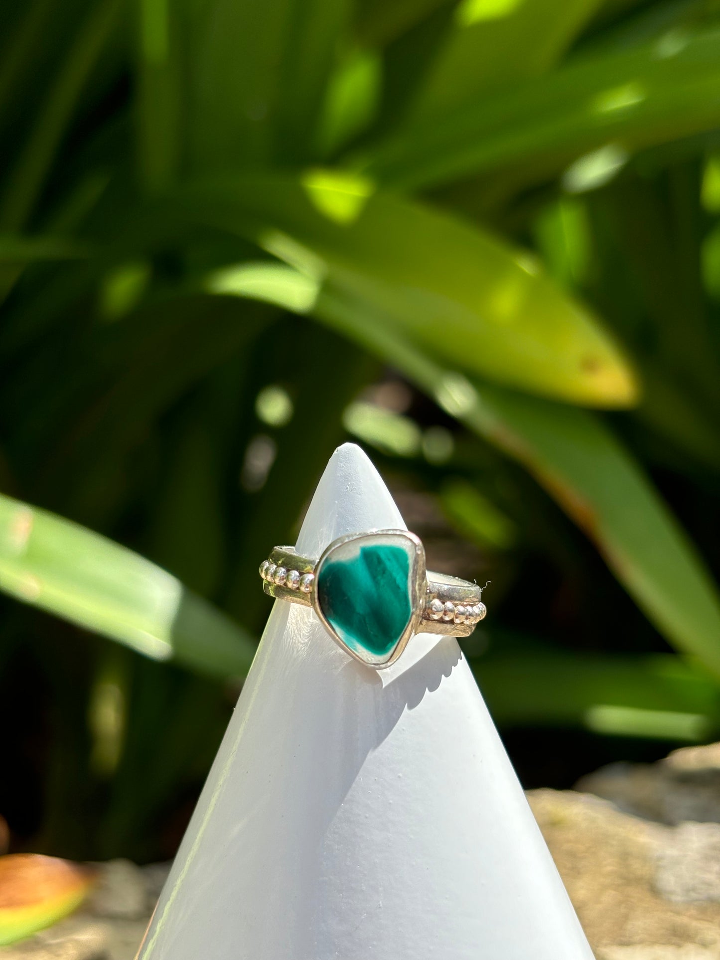 Sea Glass Ring Size 8.5