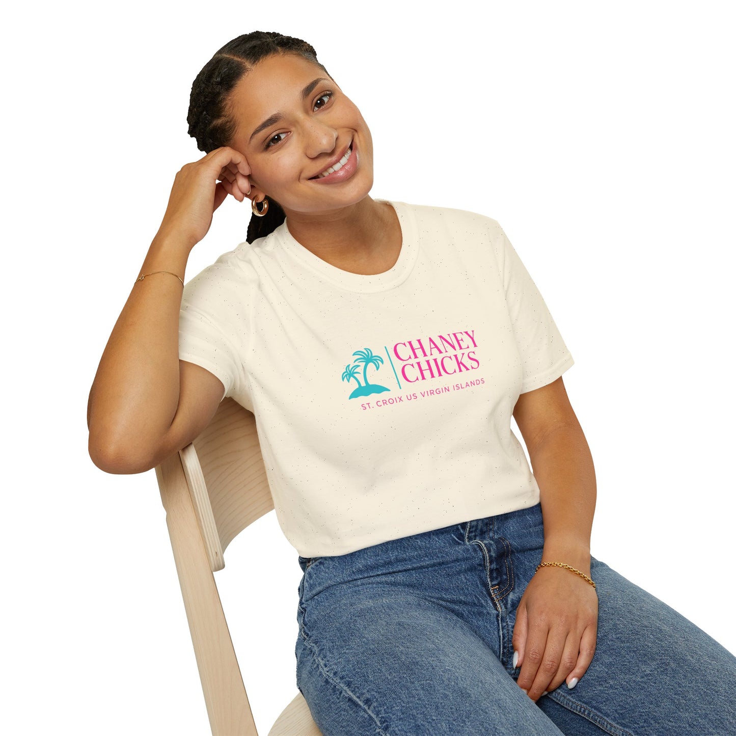 Comfy T‑Shirt - Chaney Chicks Logo