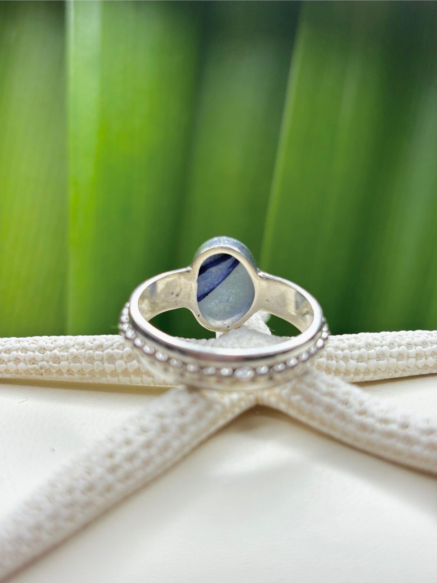 Sea Glass Ring Size 8