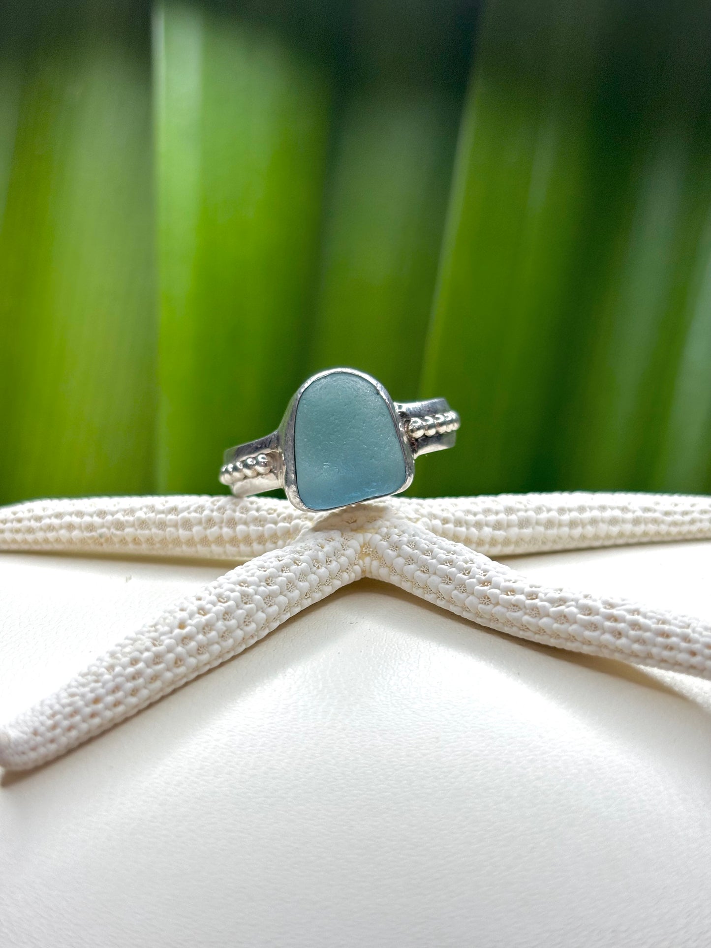 Sea Glass Ring Size 8