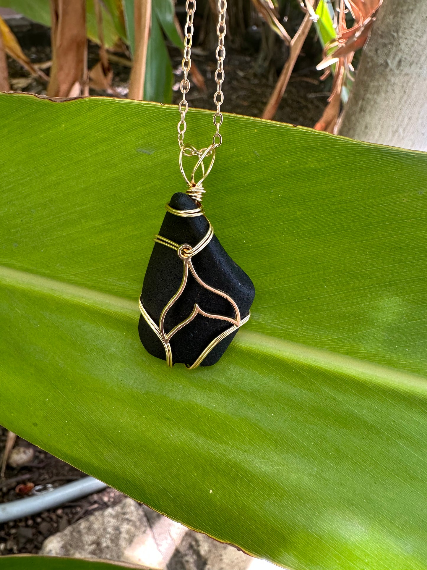 Seaglass pendant