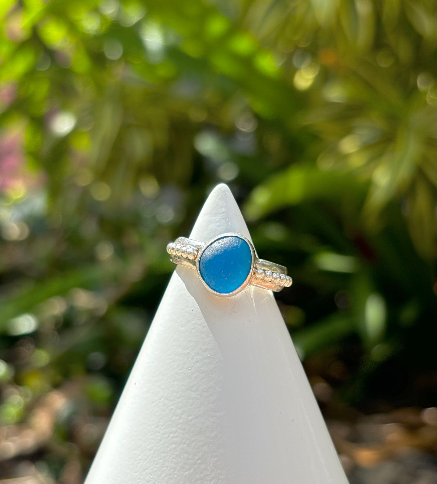 Sea Glass Ring Size 7