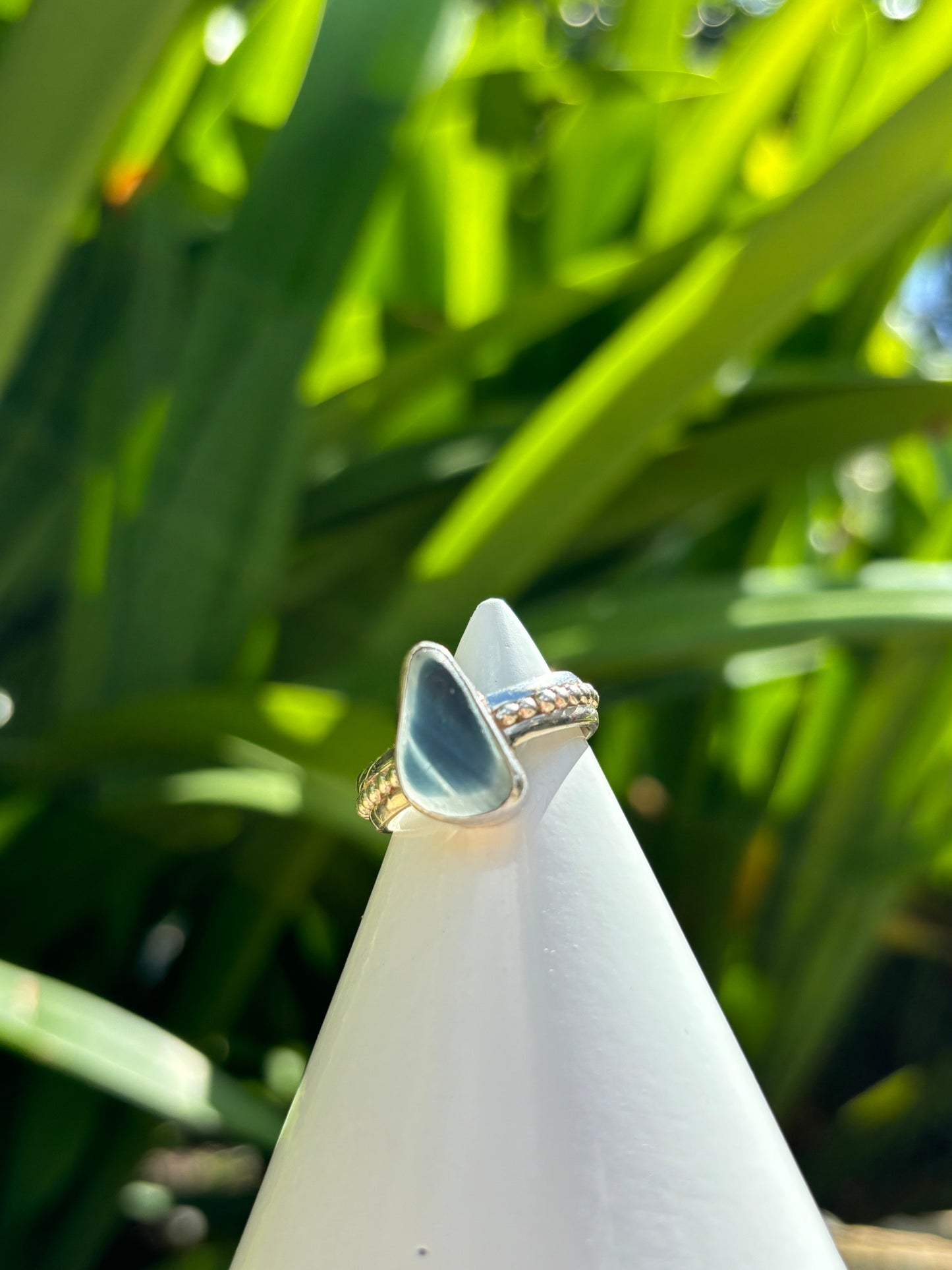 Sea Glass Ring Size 8.5