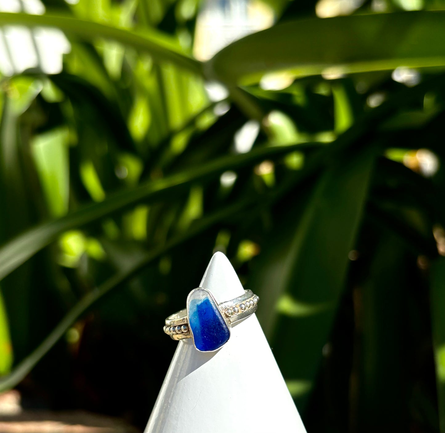 Sea Glass Ring Size 8