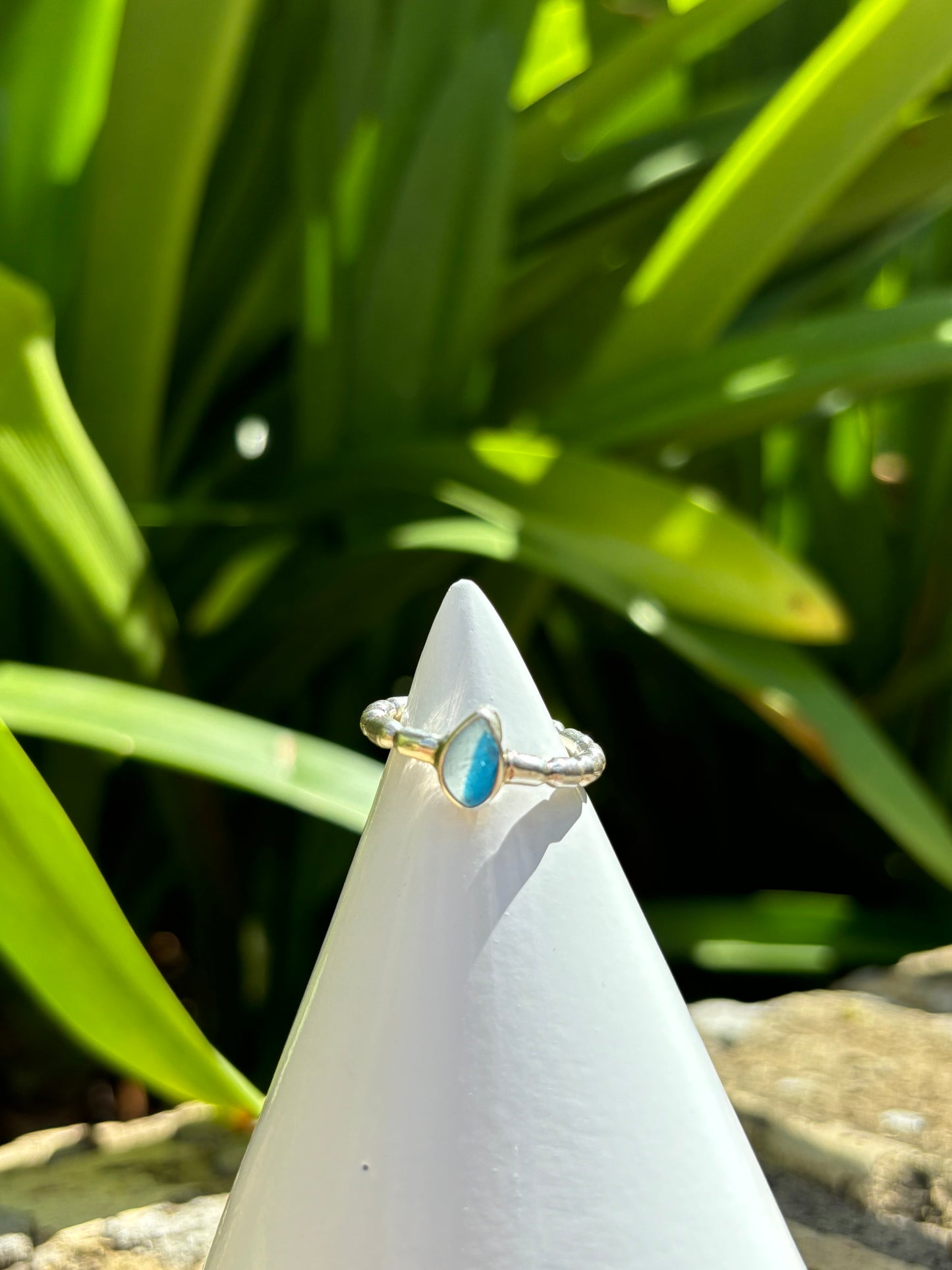 Sea Glass Ring Size 8.5