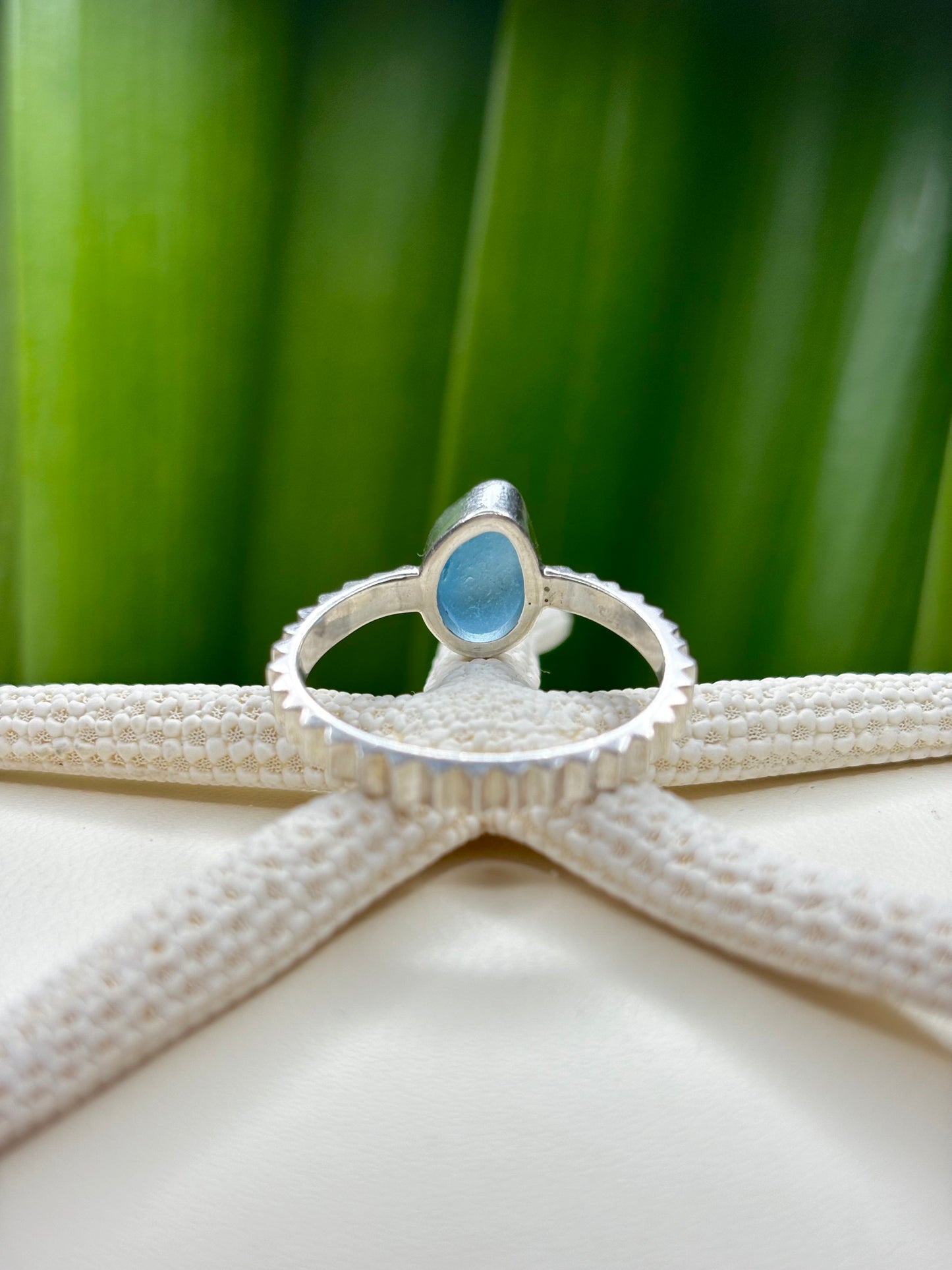 Sea Glass Ring Size 9