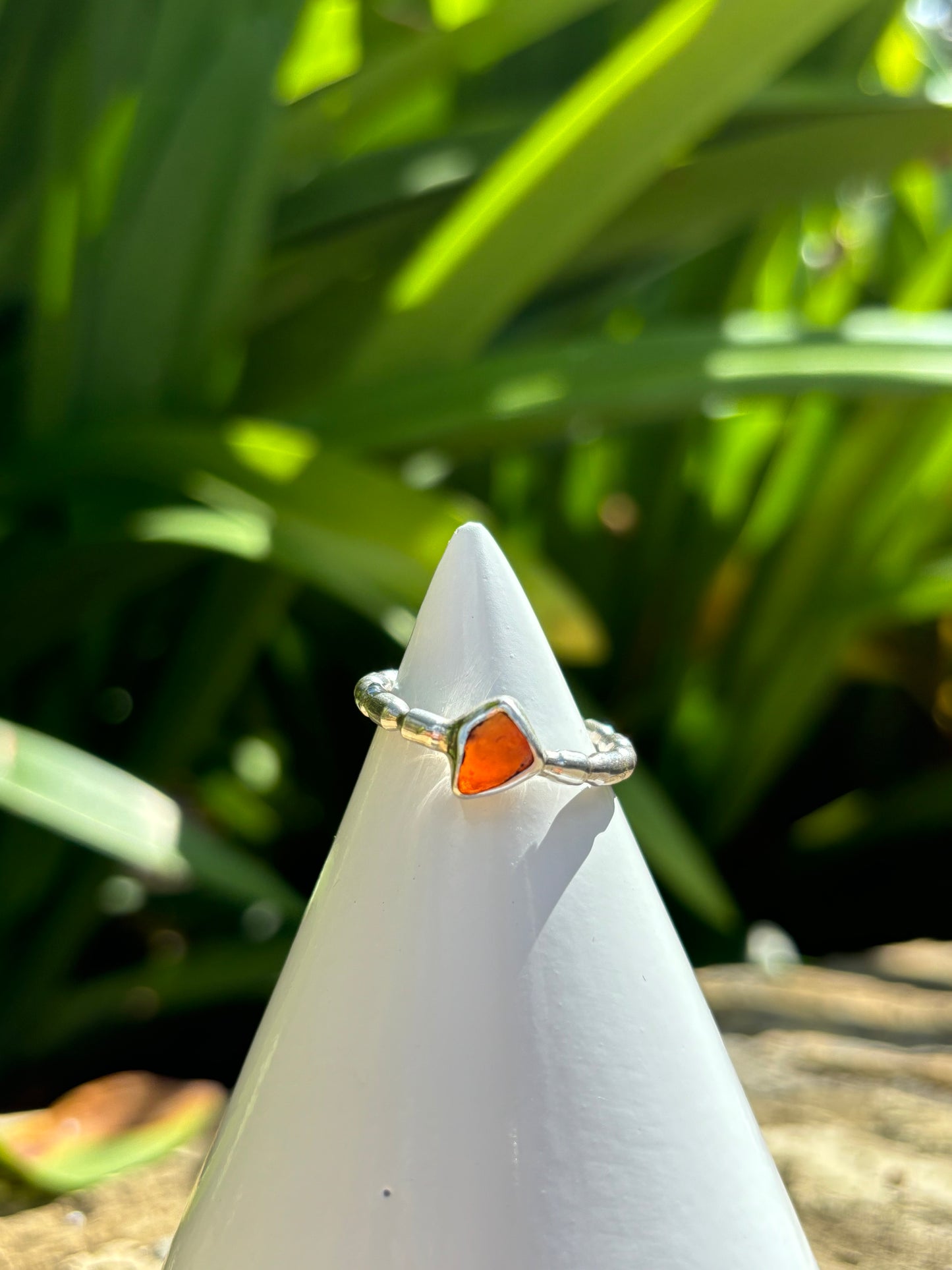 Sea Glass Ring Size 10.5