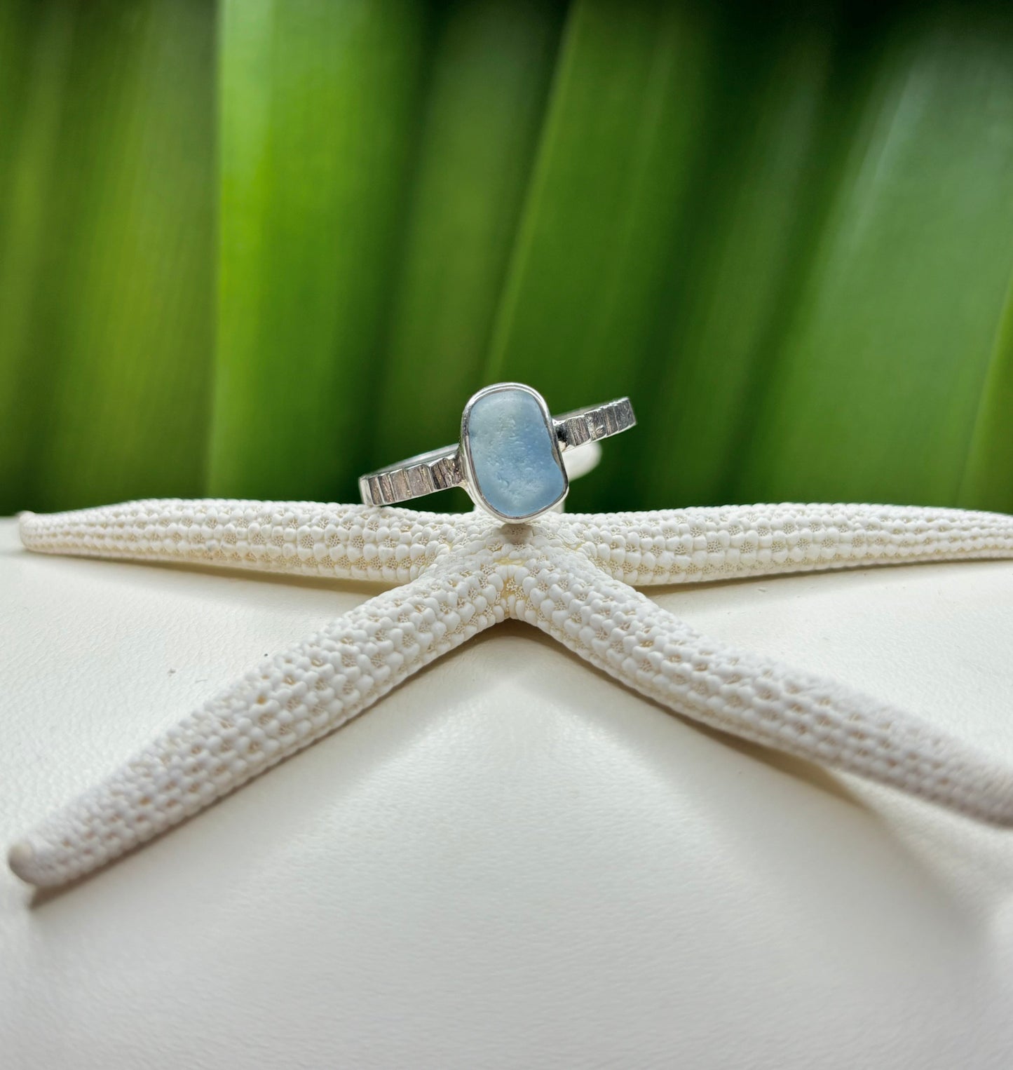 Sea Glass Ring Size 9