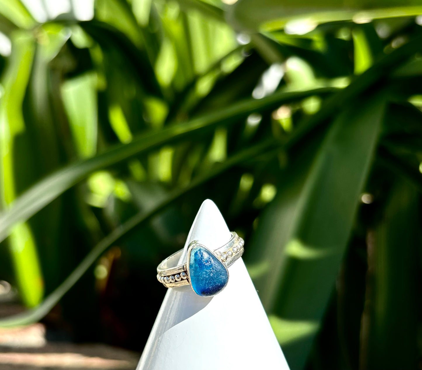 Sea Glass Ring Size 8.5