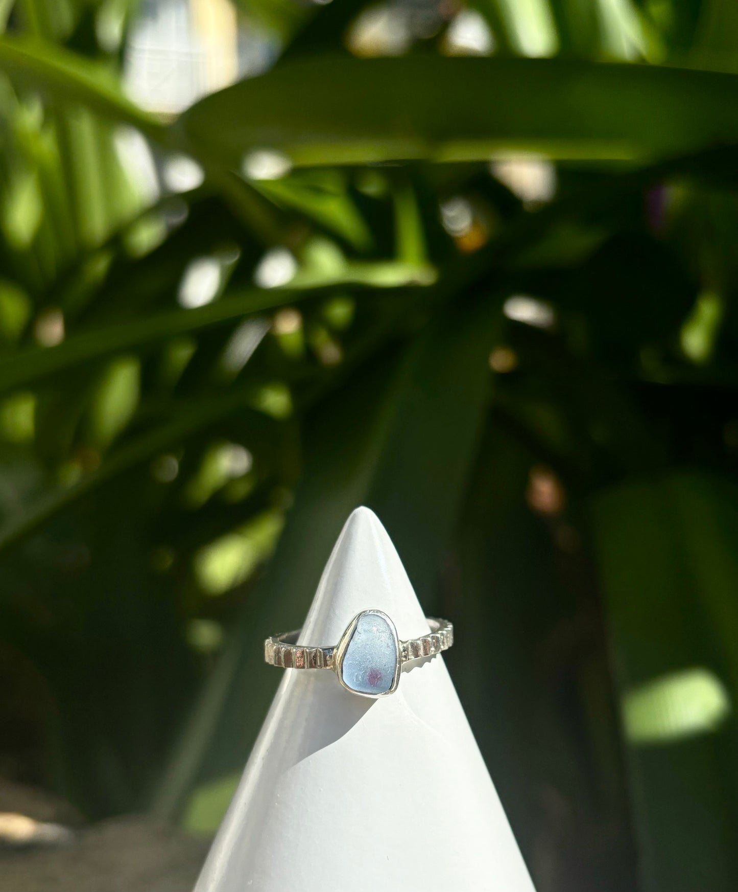 Sea Glass Ring Size 9