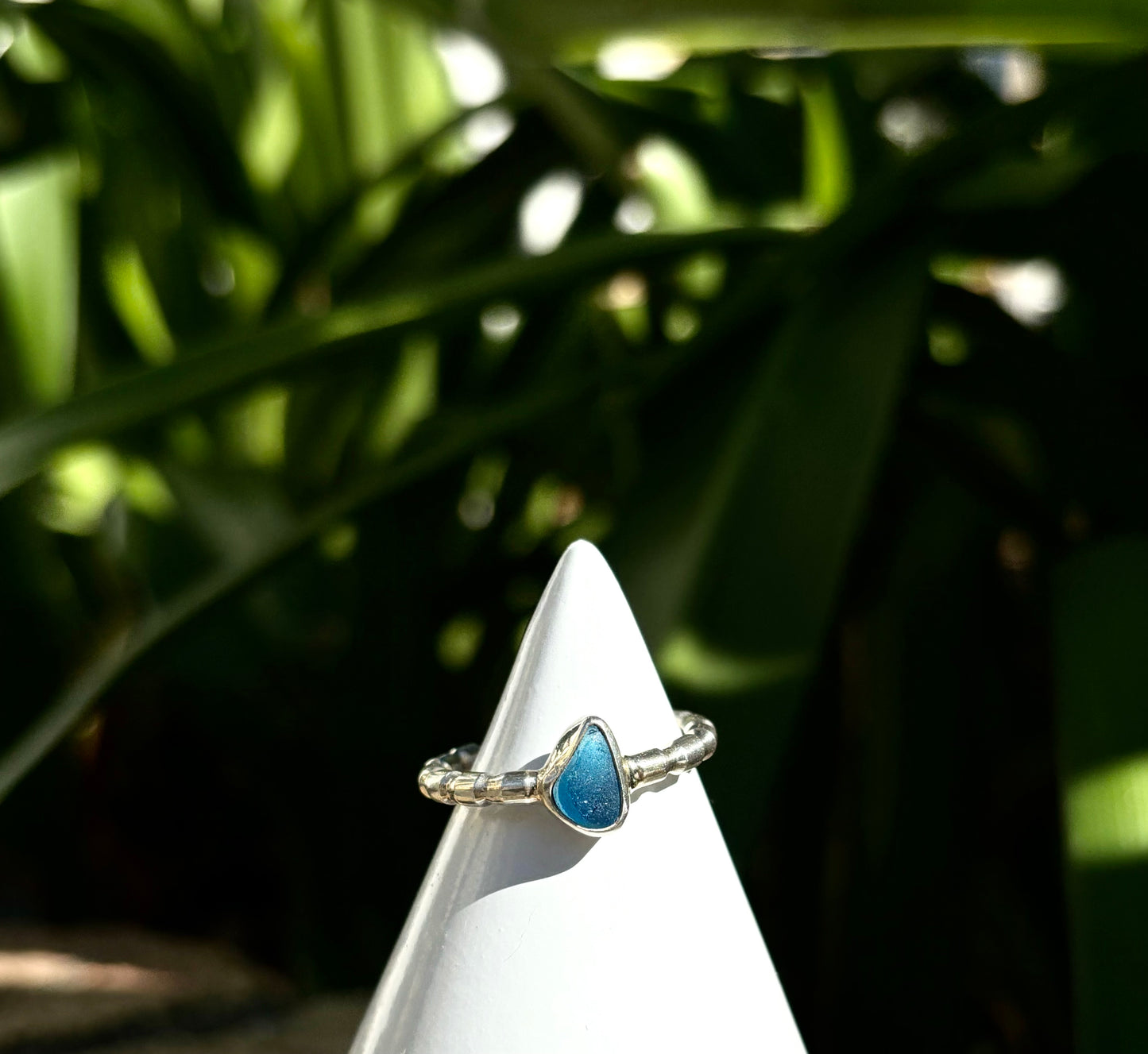 Sea Glass Ring Size 10.5