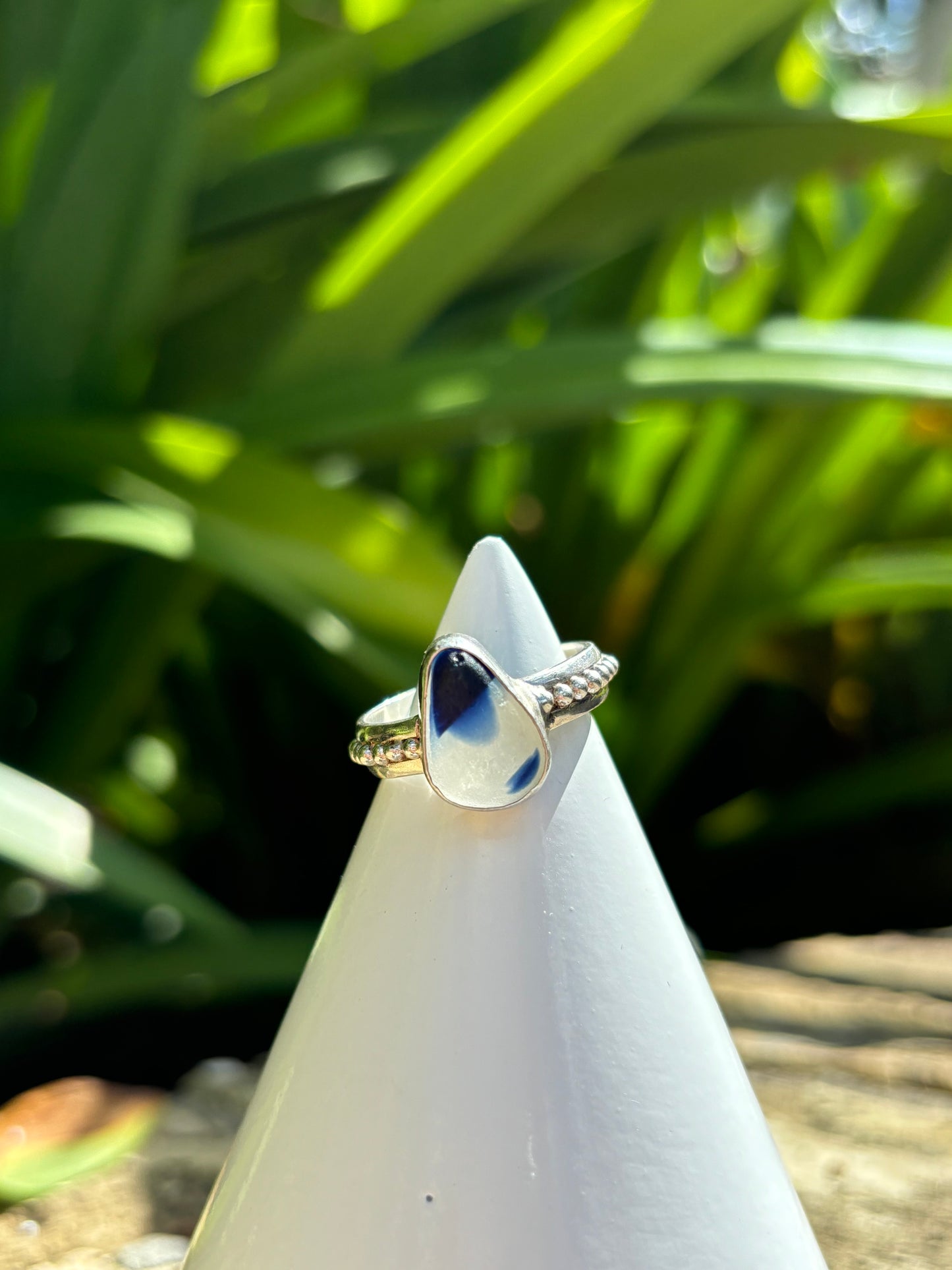 Sea Glass Ring Size 9.5