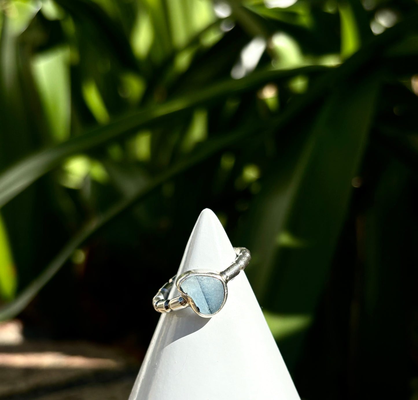 Sea Glass Ring Size 8