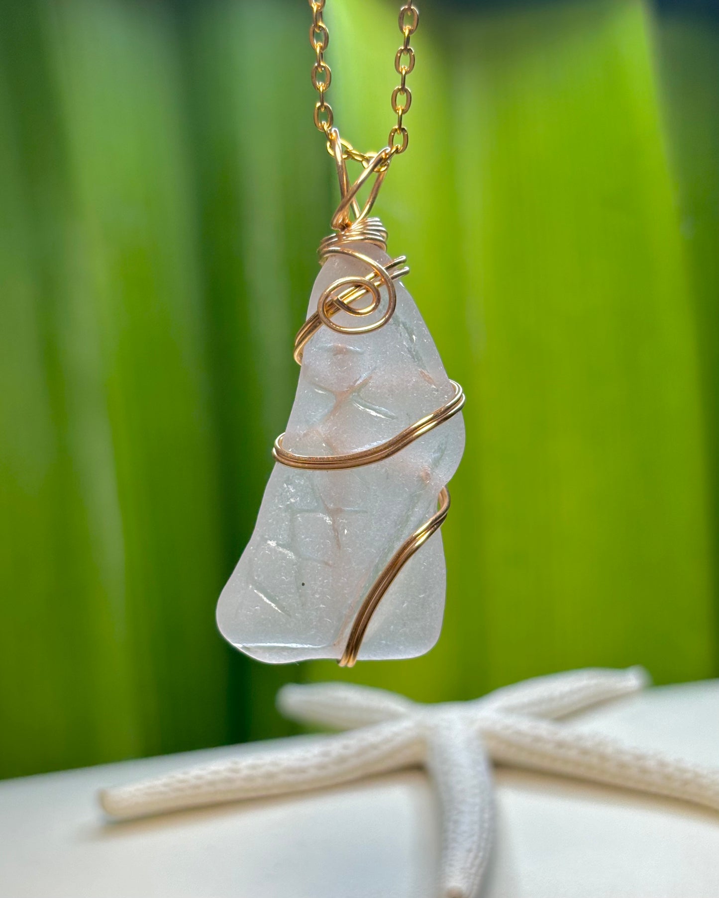 Dusk Sea Glass Pendant