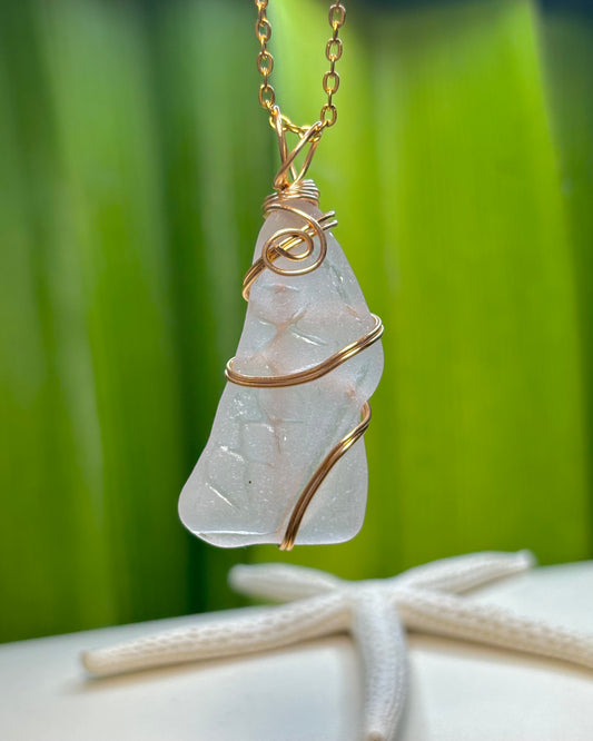 Dusk Sea Glass Pendant