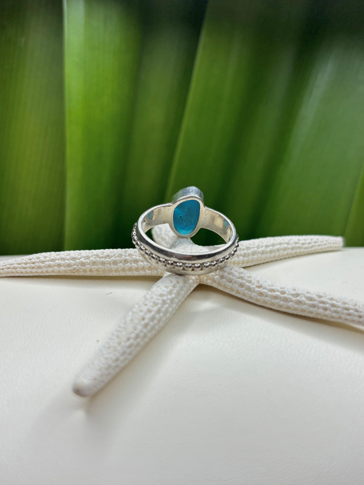 Sea Glass Ring Size 8