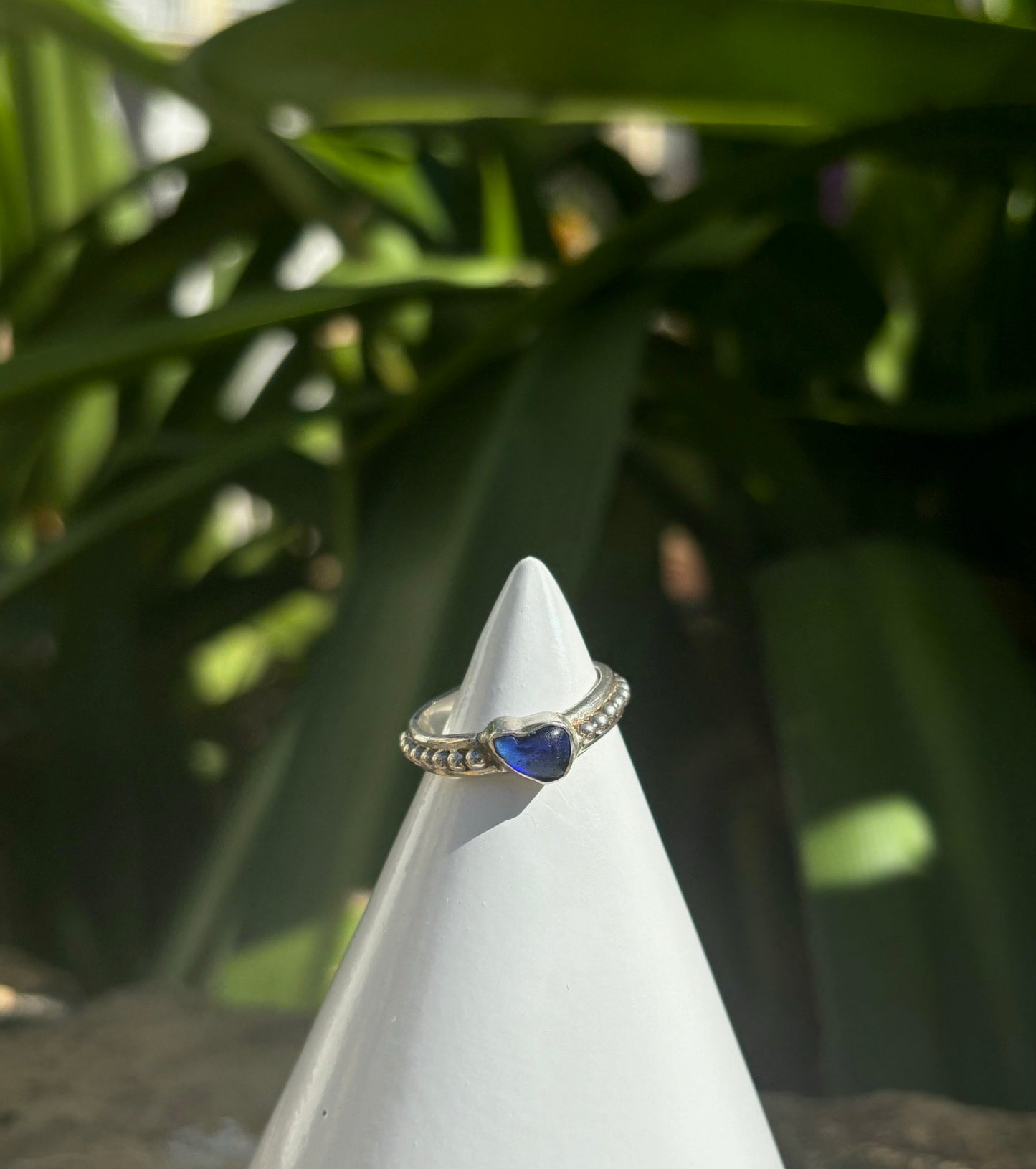 Sea Glass Ring Size 8.5