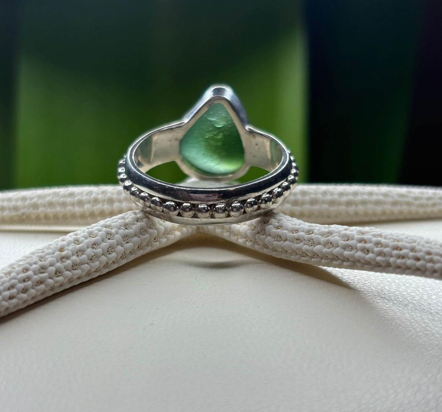 Sea Glass Ring Size 7.5