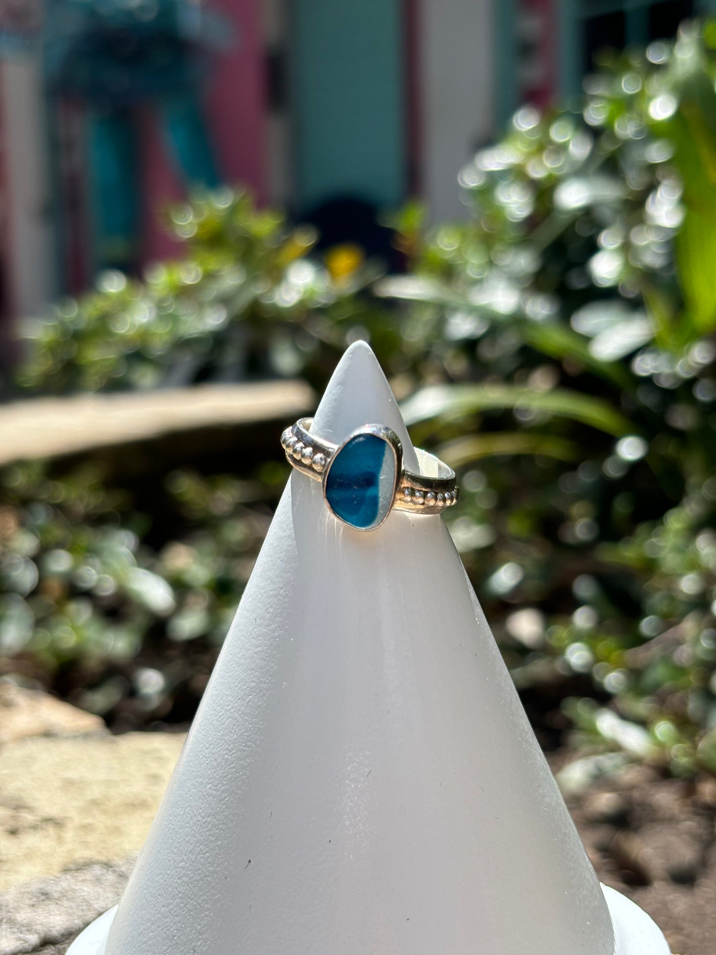 Sea Glass Ring Size 9.5