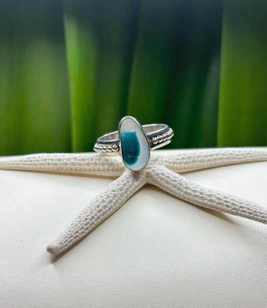 Sea Glass Ring Size 8.5