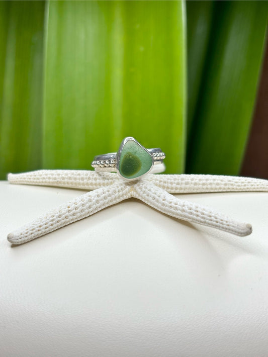 Sea Glass Ring Size 7.5