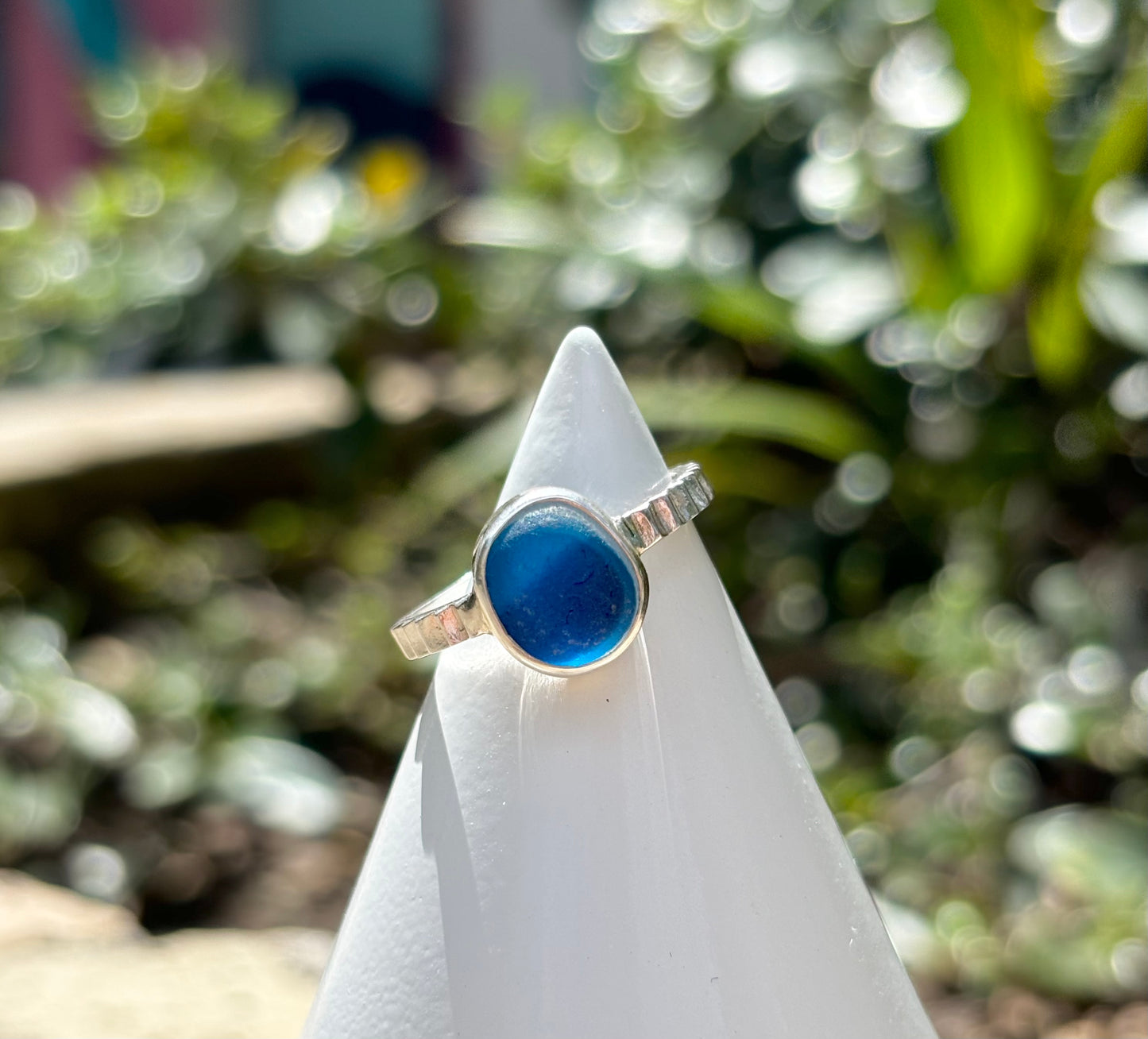 Sea Glass Ring Size 8