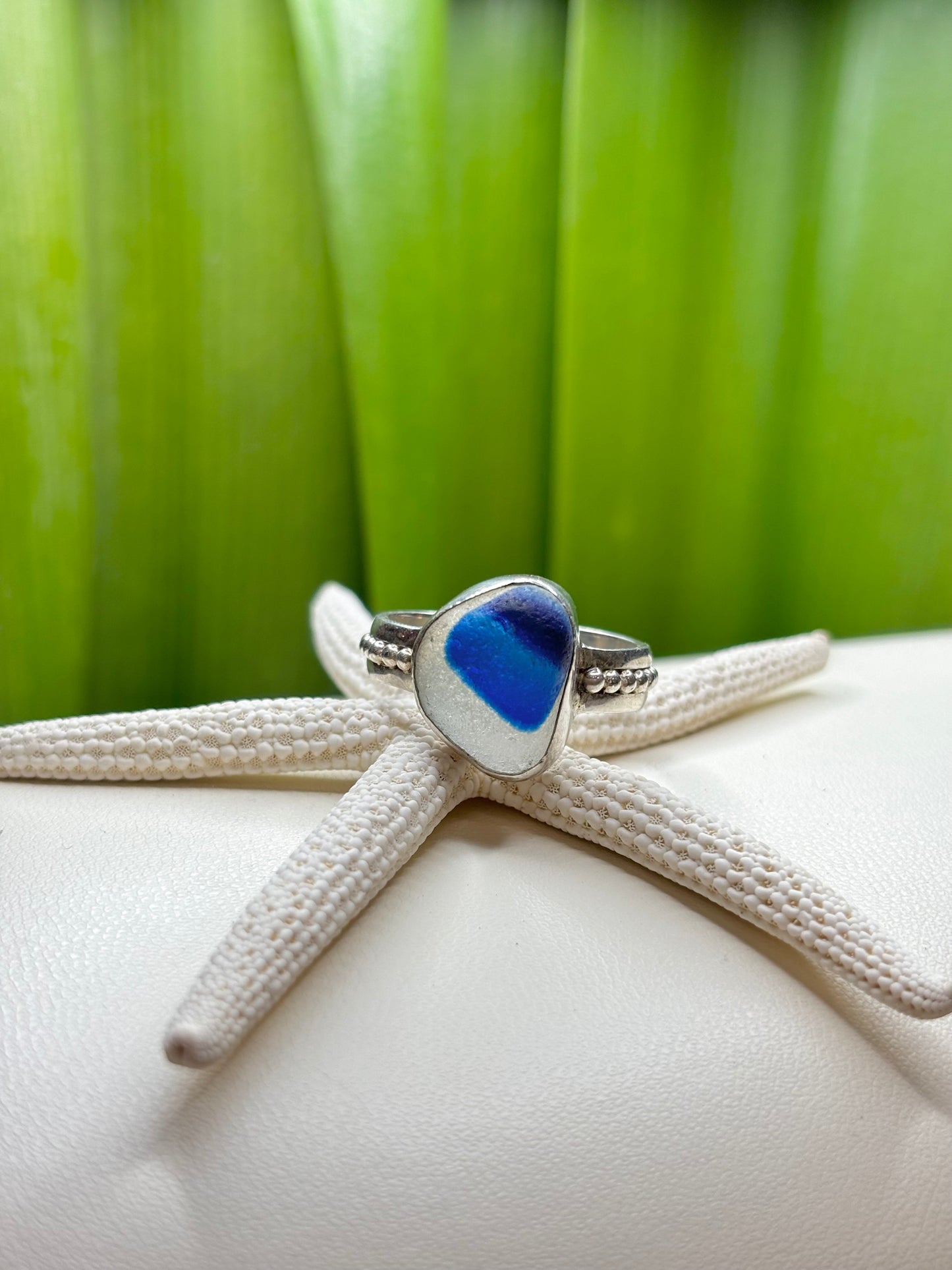 Sea Glass Ring Size 8