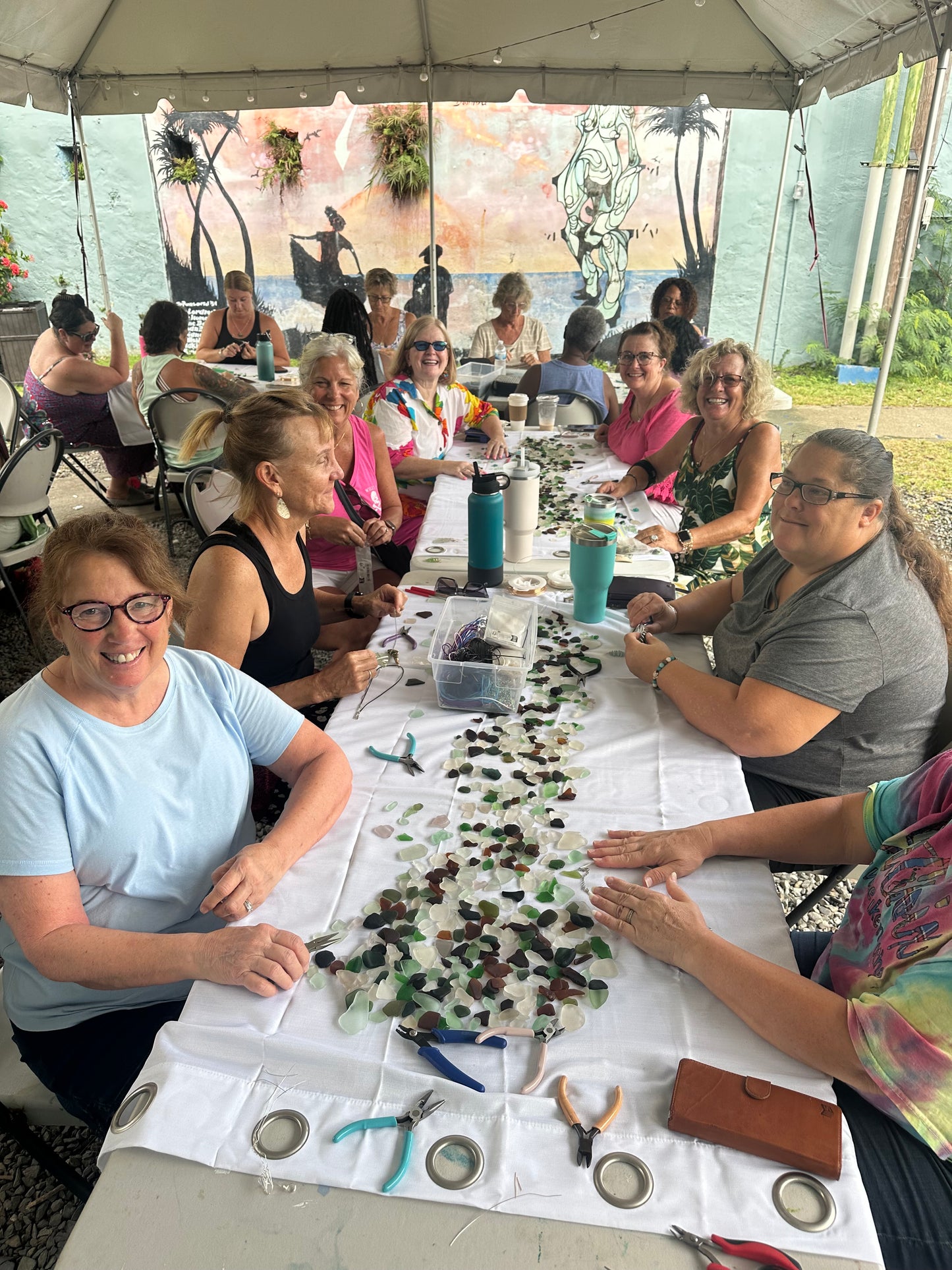 Private Sea Glass Wire-Wrapping Class | WE COME TO YOU