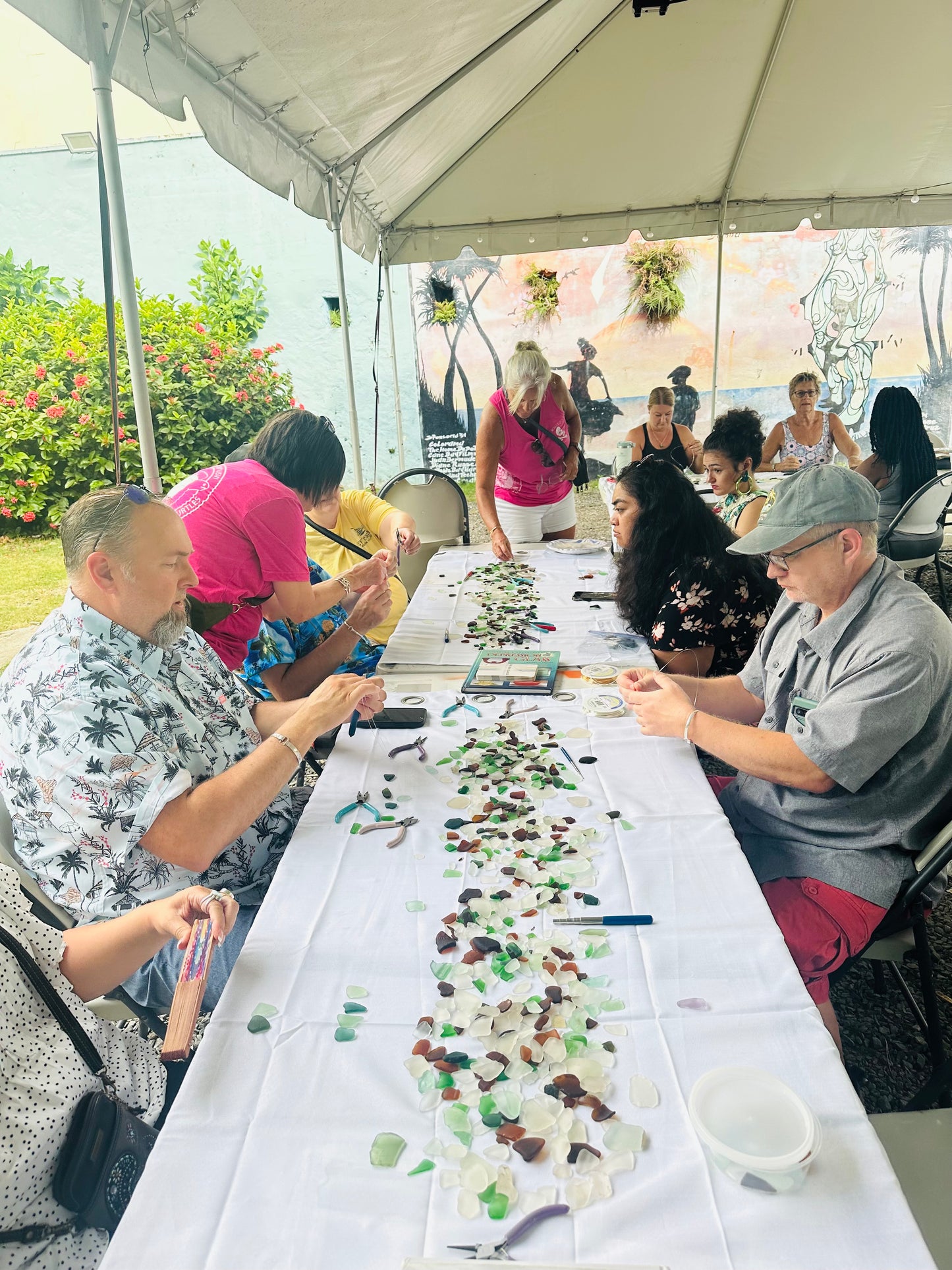 Private Sea Glass Wire-Wrapping Class | WE COME TO YOU