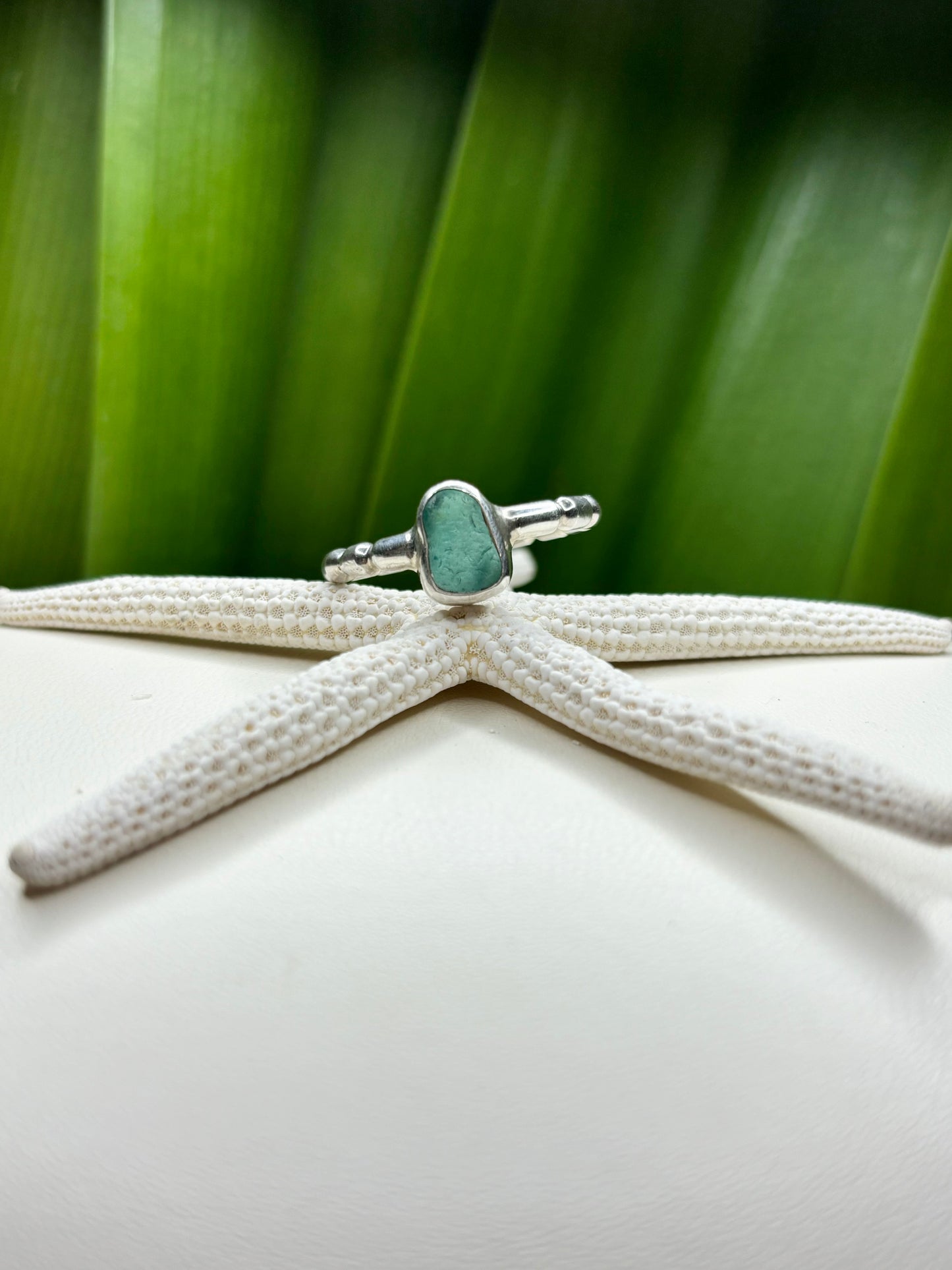 Sea Glass Ring Size 8.5