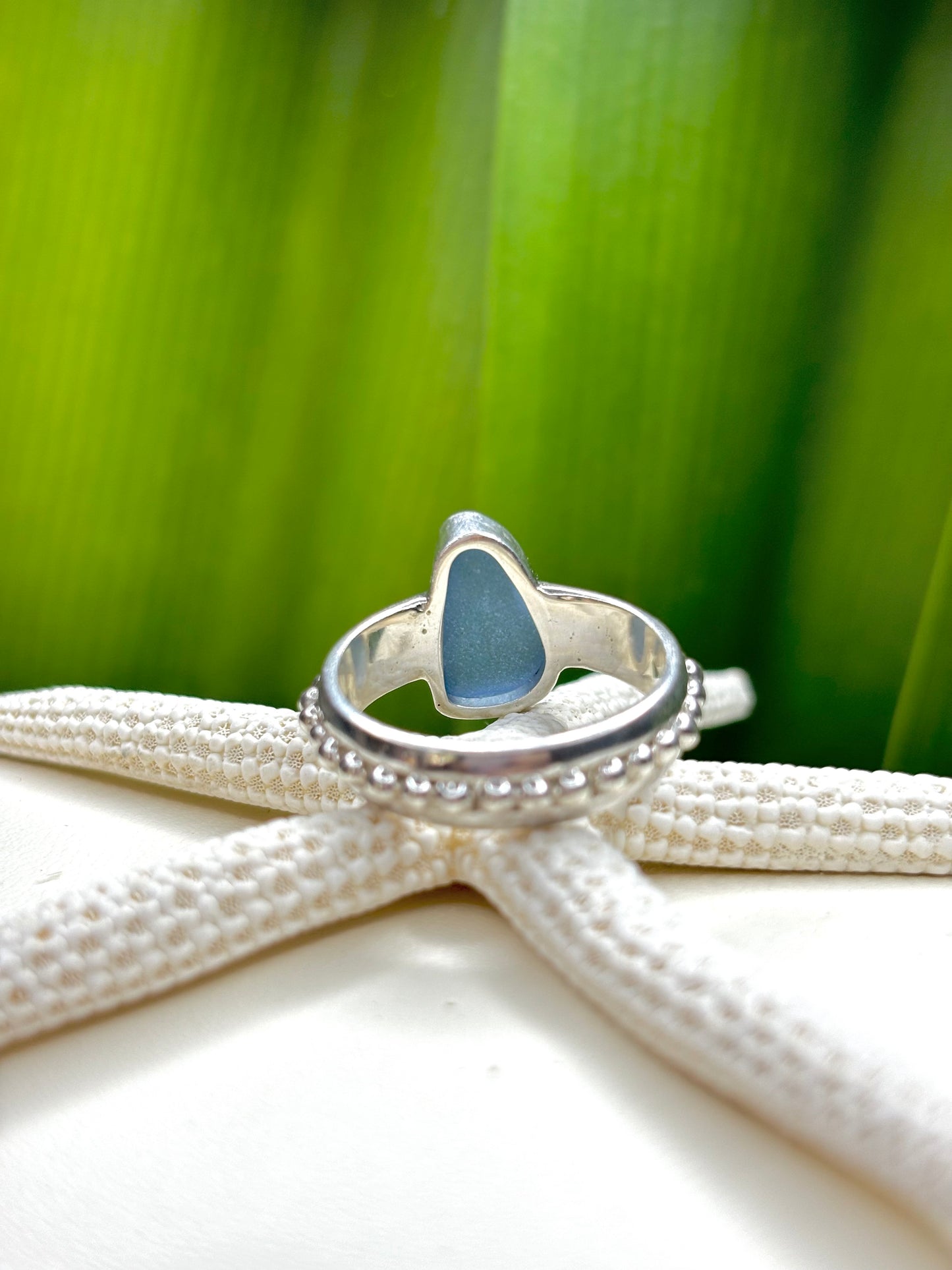 Sea Glass Ring Size 6.5