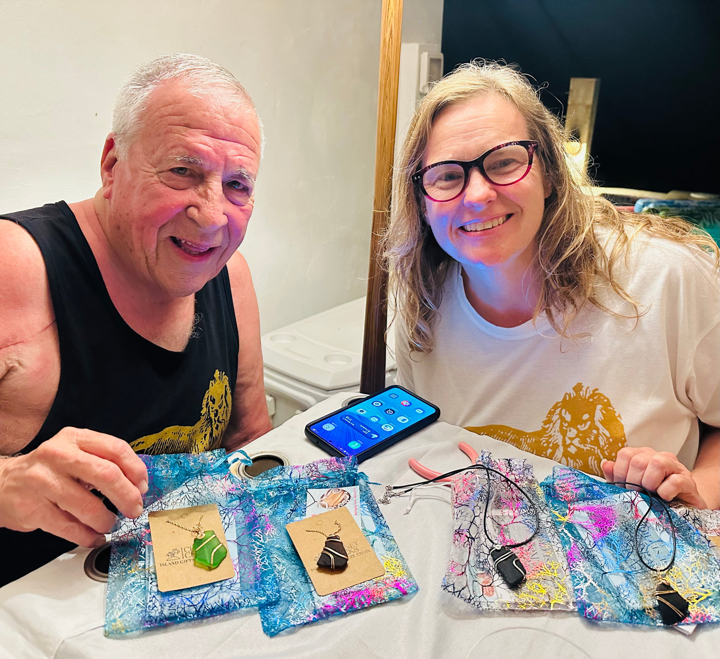 Private Sea Glass Wire-Wrapping Class | WE COME TO YOU