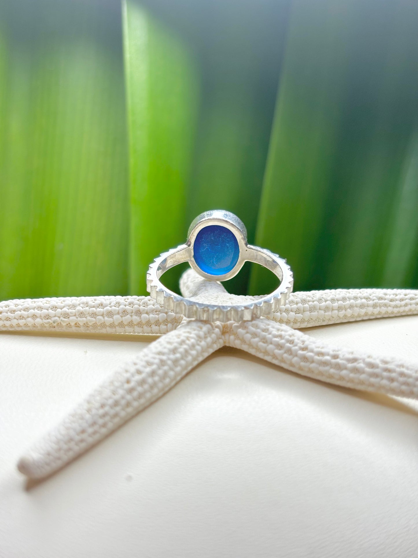 Sea Glass Ring Size 8