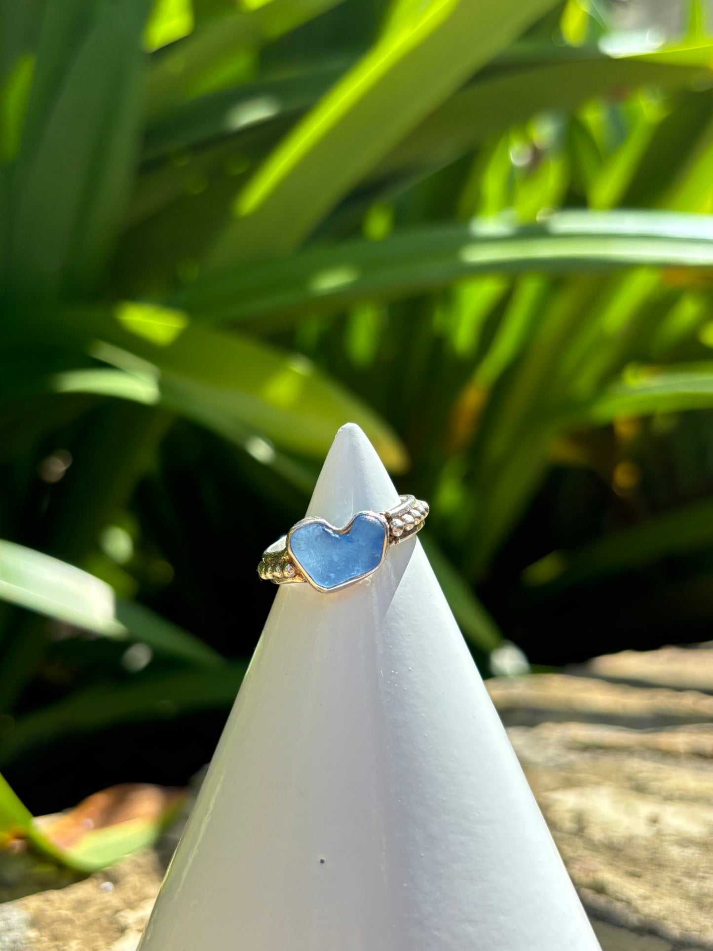 Sea Glass Ring Size 8.5