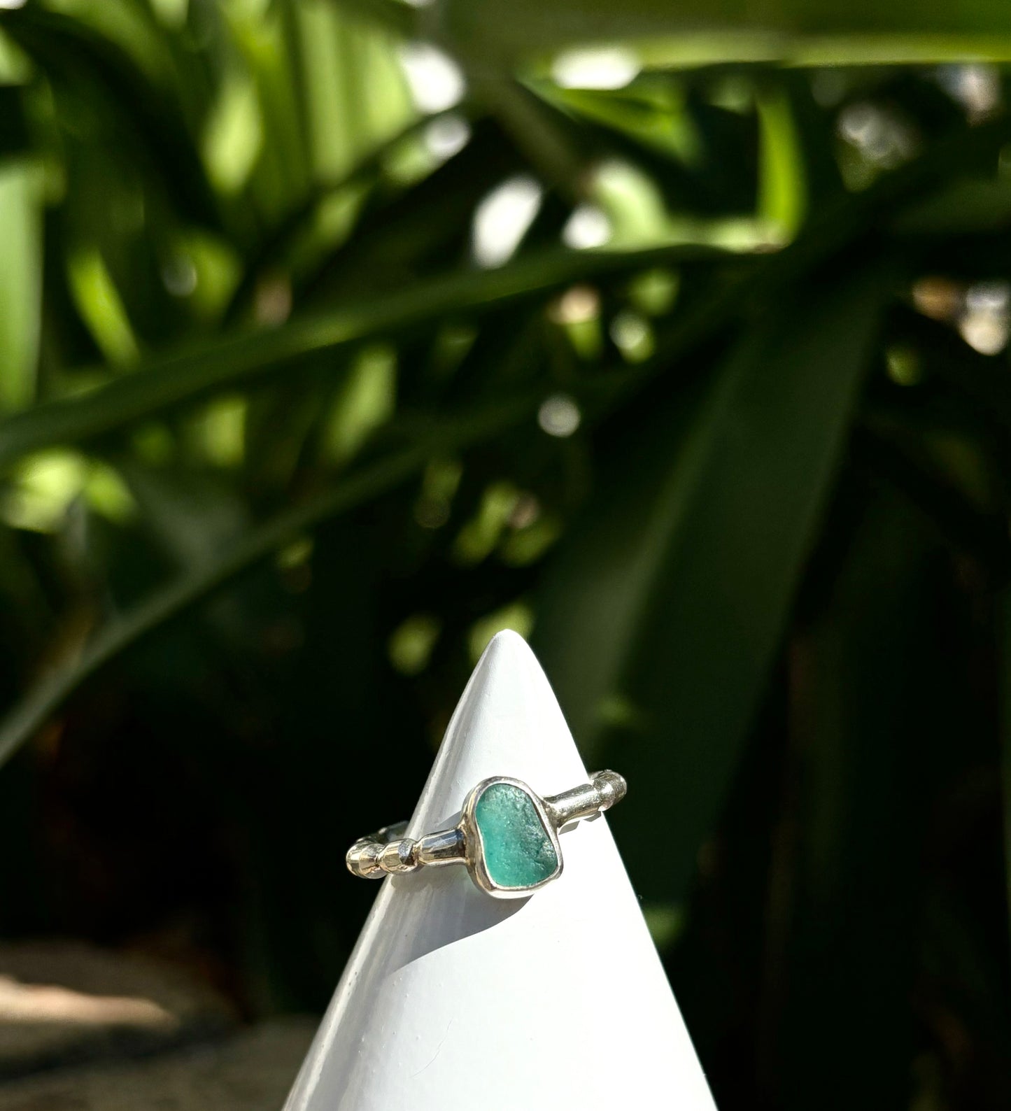 Sea Glass Ring Size 8.5