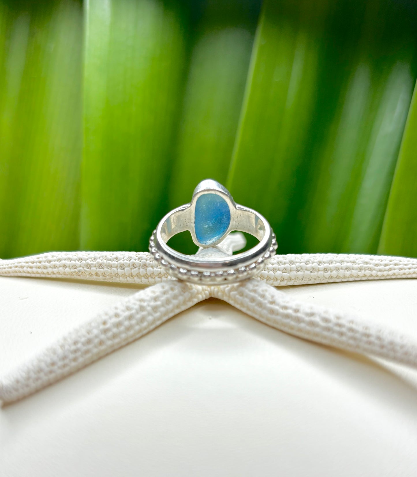 Sea Glass Ring Size 6