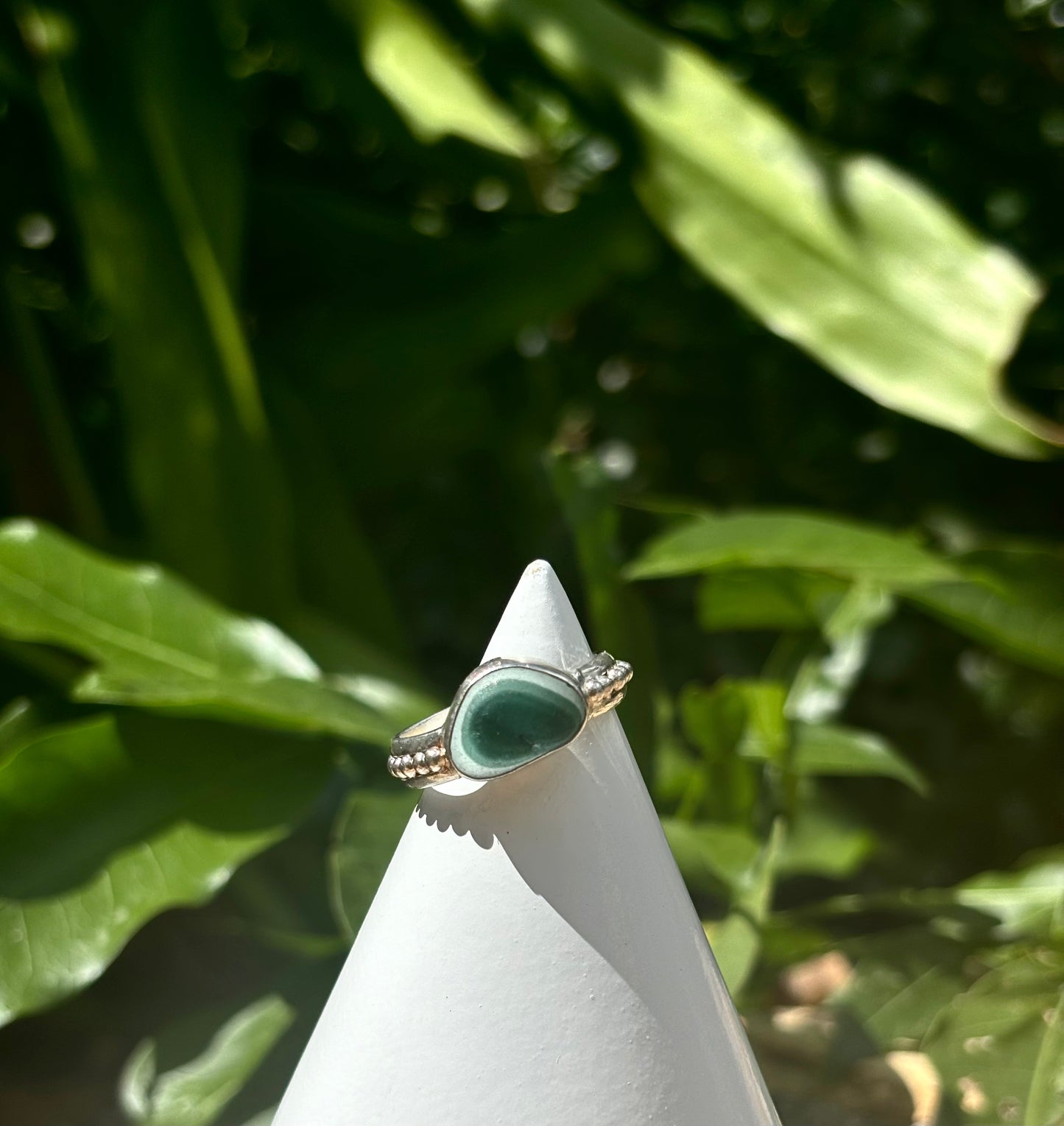 Sea Glass Ring Size 7