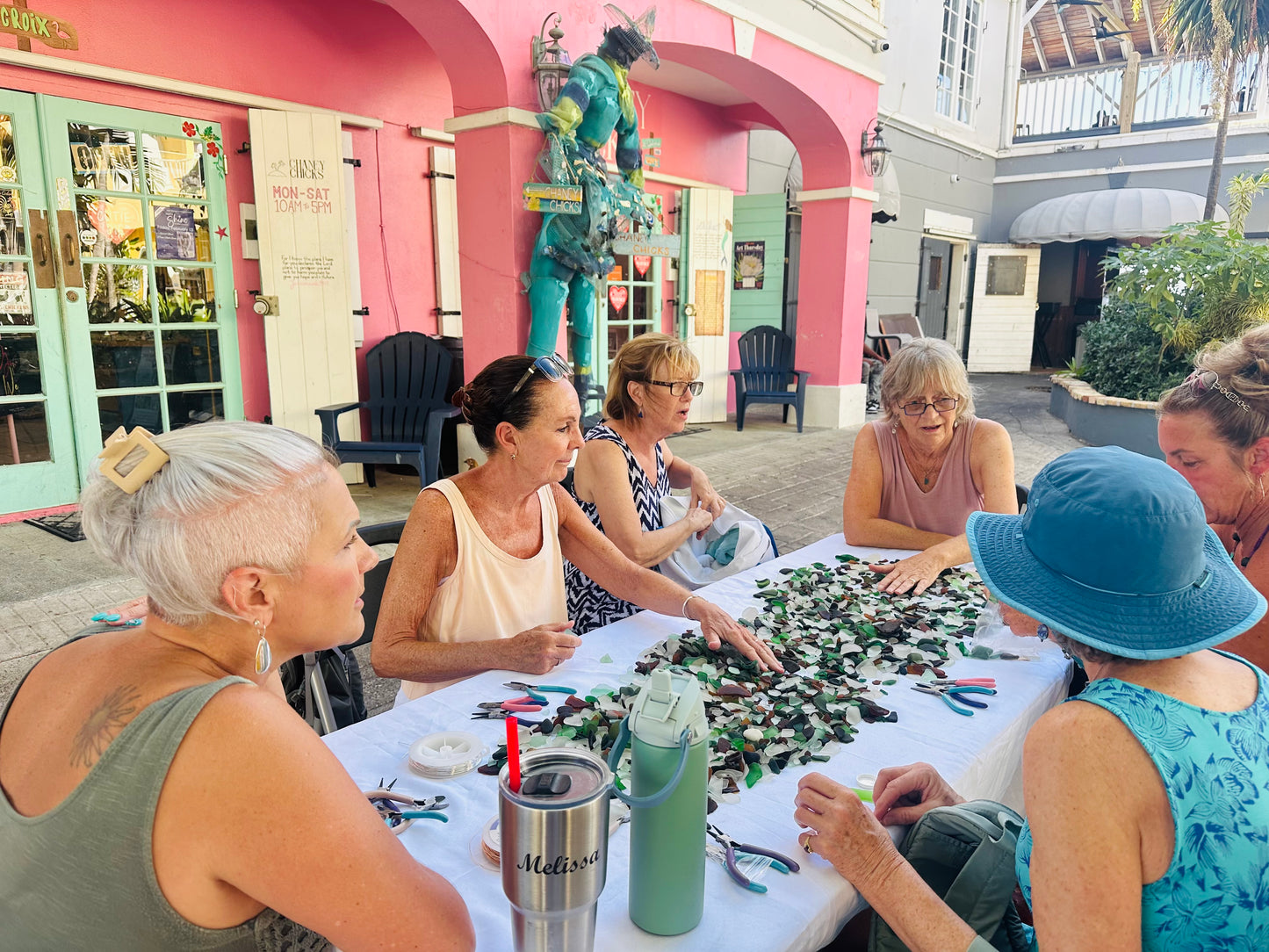 Private Sea Glass Wire-Wrapping Class | WE COME TO YOU