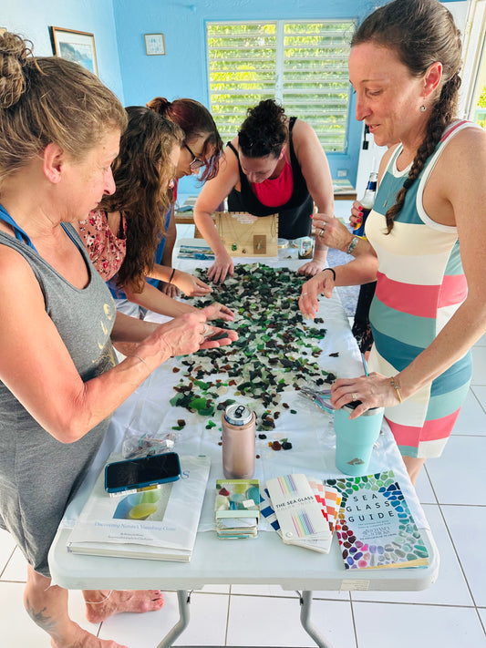 Private Sea Glass Wire-Wrapping Class | WE COME TO YOU