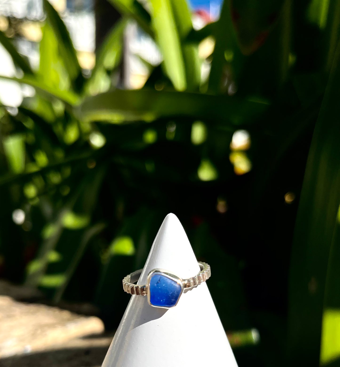 Sea Glass Ring Size 10