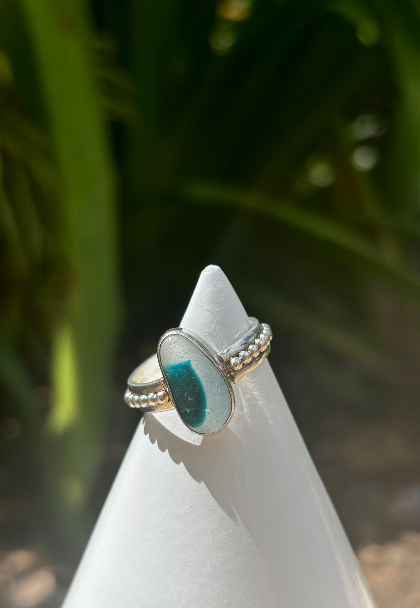 Sea Glass Ring Size 8.5