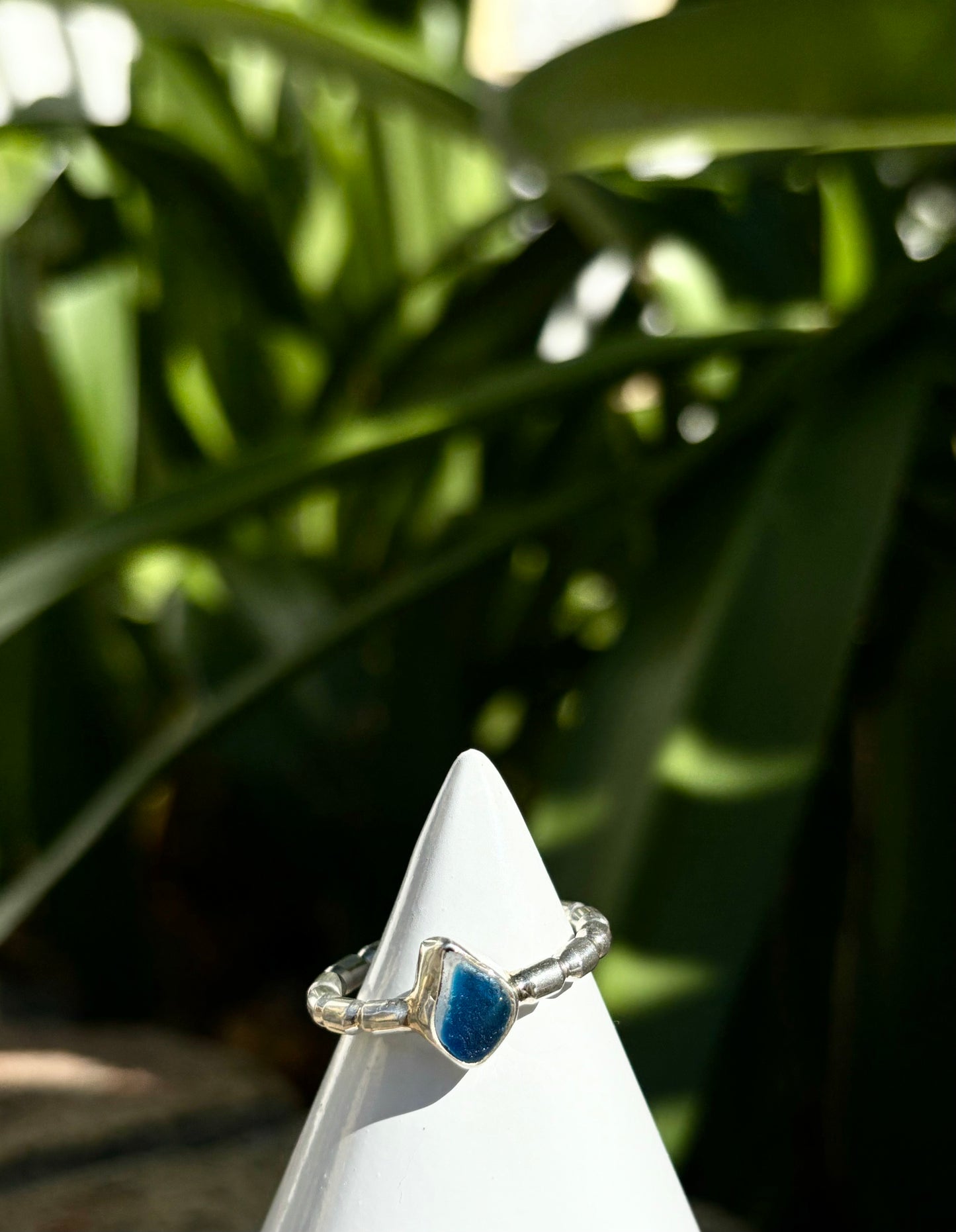 Sea Glass Ring Size 10