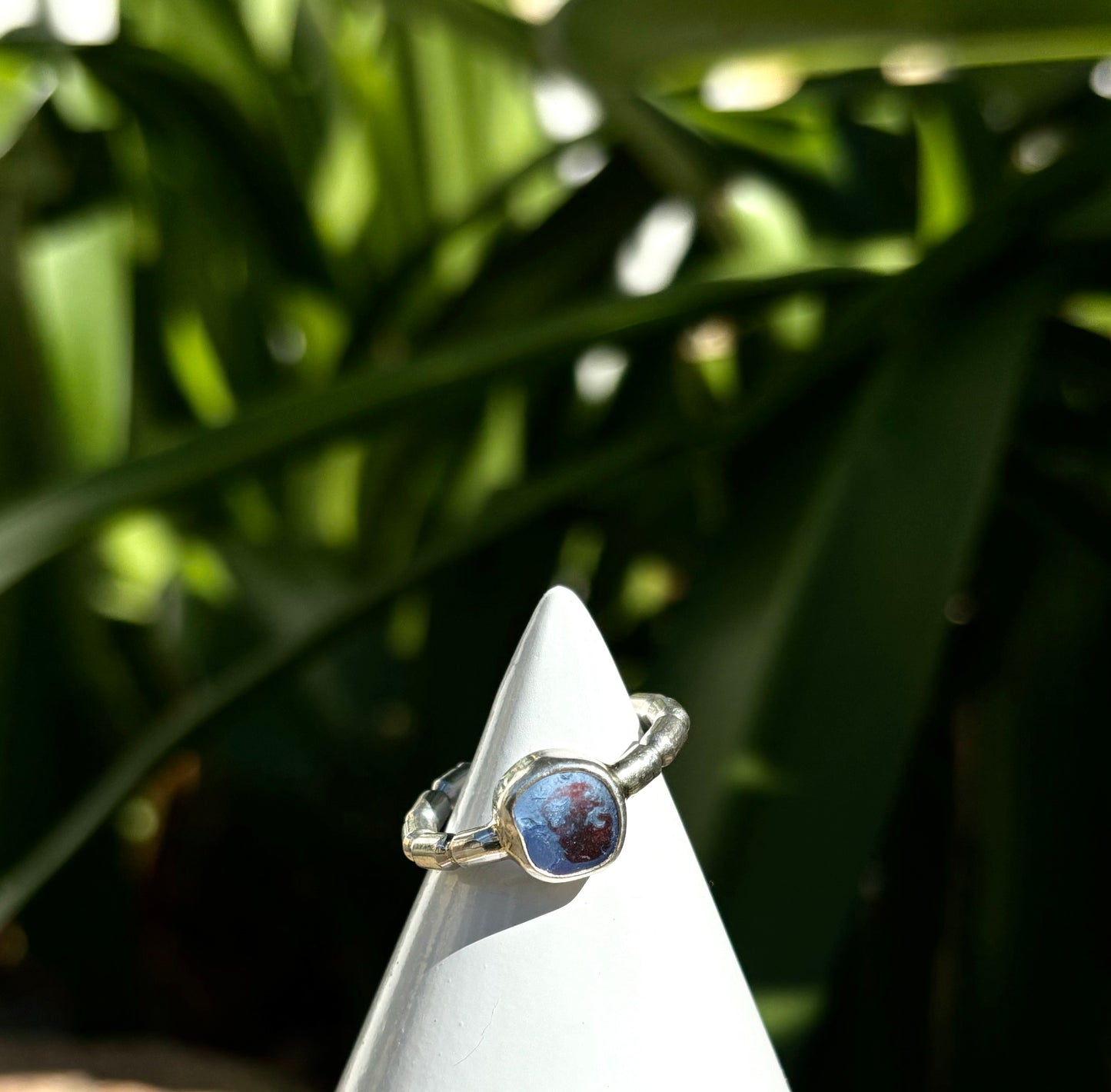 Sea Glass Ring Size 7.5