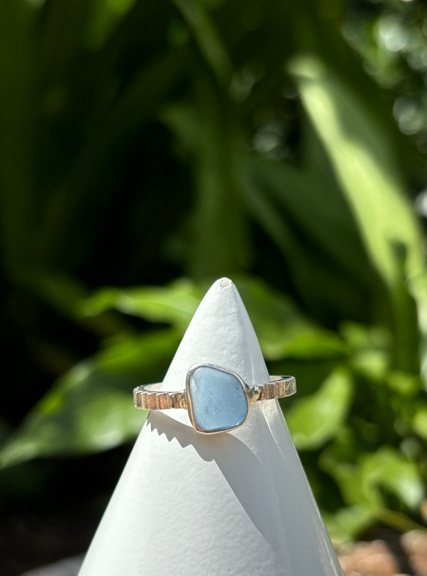 Sea Glass Ring Size 9